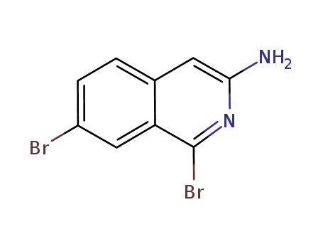 1,7-DIBROMO-3-ISOQUINOLINAMINE