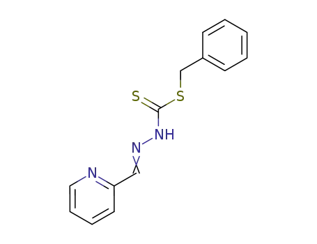 Molecular Structure of 66415-74-5 (benzyl 2-(pyridin-2-ylmethylidene)hydrazinecarbodithioate)