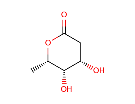 L-lyxo-Hexonic acid, 2,6-dideoxy-, delta-lactone (9CI)