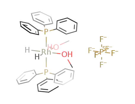 cis,trans,cis-[Rh(H)2(PPh<sub>3</sub>)2(methanol)2][PF<sub>6</sub>]