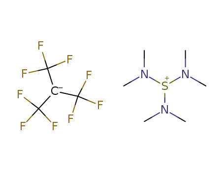 Molecular Structure of 100645-89-4 (tris(dimethylamino)sulfonium1,1,1,3,3,3-hexafluoro-2-(trifluoromethyl)-2-propanide)