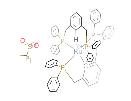 1,3-(Ph<sub>2</sub>PCH<sub>2</sub>)2C<sub>6</sub>H<sub>3</sub>-2-Ru(1,3-(Ph<sub>2</sub>PCH<sub>2</sub>)2C<sub>6</sub>H<sub>4</sub>)CF<sub>3</sub>SO<sub>3</sub>