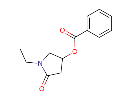 4-benzoyloxy-1-ethyl-pyrrolidin-2-one