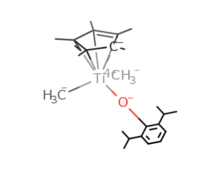(pentamethylcyclopentadienyl)TiMe<sub>2</sub>(O-2,6-i-Pr<sub>2</sub>C<sub>6</sub>H<sub>3</sub>)