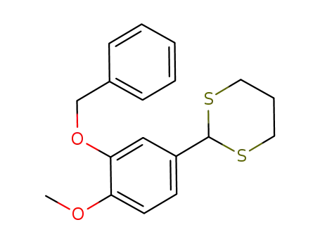 1,3-Dithiane, 2-[4-methoxy-3-(phenylmethoxy)phenyl]-