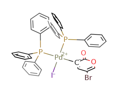 [Pd(P(C<sub>6</sub>H<sub>5</sub>)3)2I(CCHC(Br)CHOC(O))]