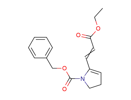 ethyl 3-(N-benzyloxycarbonylpyrrolin-2-yl)-2-propenoate
