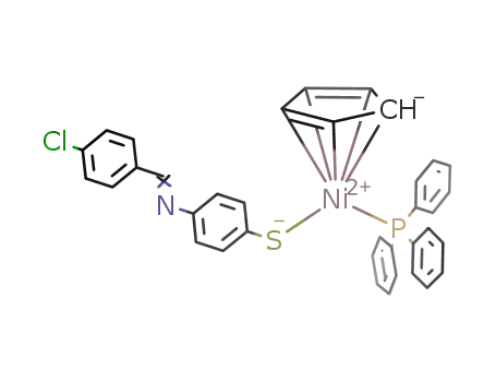 Ni(η5-C5H5)(PPh3)(4-SC6H4N=CHC6H4Cl-4')