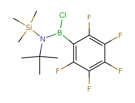 Boranamine, 1-chloro-N-(1,1-dimethylethyl)-1-(pentafluorophenyl)-N-(trimethylsilyl)-