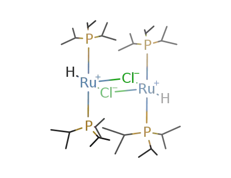 Molecular Structure of 262359-17-1 ((RuH(μ-Cl)(triisopropylphosphine)2)
