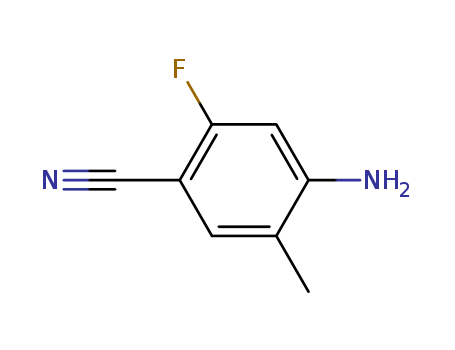 2 - aMino -4- fluoride -5- cyano toluene