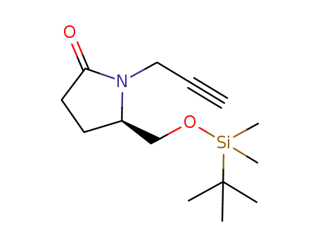 (R)-5-(t-butyldimethylsiloxymethyl)-1-(2-propynyl)-2-pyrrolidinone