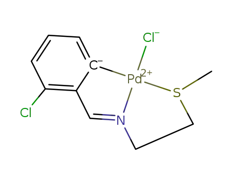 [Pd(2-ClC<sub>6</sub>H<sub>3</sub>CHNCH<sub>2</sub>CH<sub>2</sub>SMe)(Cl)]