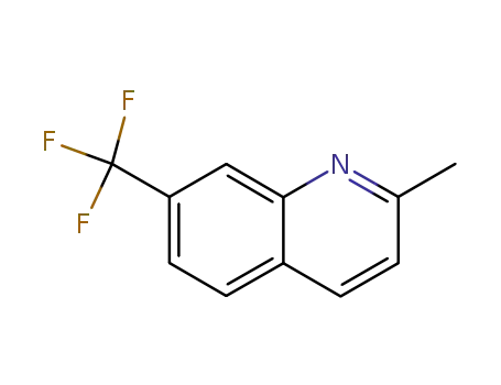 Molecular Structure of 324-32-3 (2-Methyl-7-(trifluoroMethyl)quinoline)