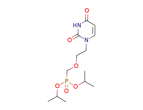 diisopropyl ((2-(2,4-dioxo-3,4-dihydropyrimidin-1(2H)-yl)ethoxy)methyl)phosphonate