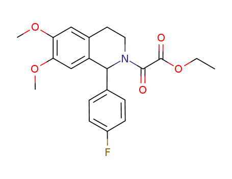 ethyl 2-[1-(4-fluorophenyl)-6,7-dimethoxy-3,4-dihydroisoquinolin-2(1H)-yl]-2-oxoacetate