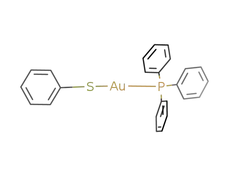 Molecular Structure of 14243-58-4 (Gold, (benzenethiolato)(triphenylphosphine)-)