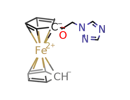 α-(1H-1,2,4-triazol-1-yl)-acetyl-ferrocene