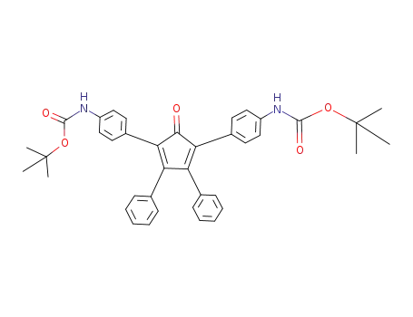 2,5-bis(4-(tert-butoxycarbonylamino)phenyl)-3,4-diphenylcyclopenta-2,4-dienone