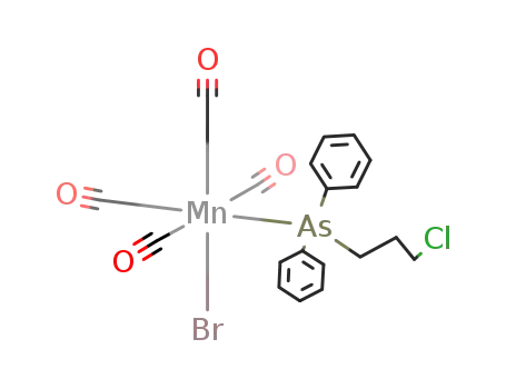 bromo(tetracarbonyl)-[(3-chloropropyl)diphenylarsane]manganese