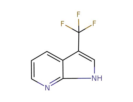Molecular Structure of 892414-47-0 (3-Trifluoromethyl-1H-pyrrolo[2,3-b]pyridine)