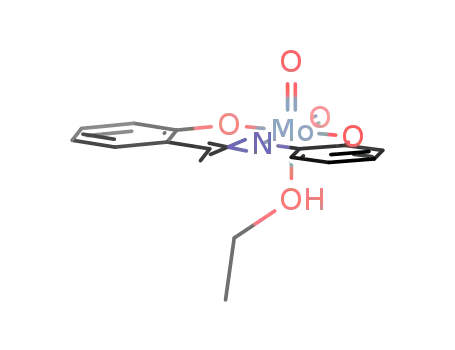 MoO<sub>2</sub>(C<sub>6</sub>H<sub>4</sub>(O)(CCH<sub>3</sub>N(C<sub>6</sub>H<sub>4</sub>O)))(CH<sub>3</sub>CH<sub>2</sub>OH)