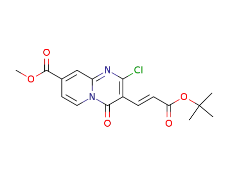 4H-Pyrido[1,2-a]pyrimidine-8-carboxylic acid,
2-chloro-3-[(1E)-3-(1,1-dimethylethoxy)-3-oxo-1-propenyl]-4-oxo-,
methyl ester