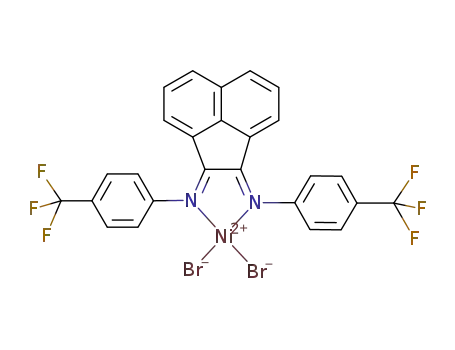 C<sub>26</sub>H<sub>14</sub>N<sub>2</sub>F<sub>6</sub>NiBr<sub>2</sub>
