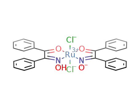 Molecular Structure of 75400-19-0 (dichlorobis(α-benzyl oximato)ruthenium(III))