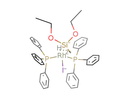 iodo(hydrido)(methyldiethoxysilyl)bis(triphenylphosphine)rhodium(III)