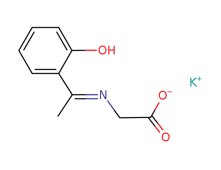potassium 2-(((E)-1-(2-hydroxyphenyl)ethylidene)amino)acetate