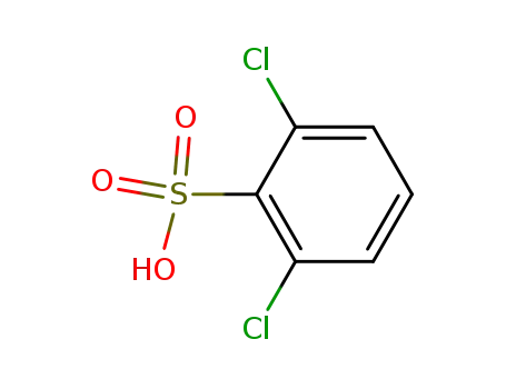 Molecular Structure of 6697-96-7 (2,6-Dichlorobenzenesulfonicacid)