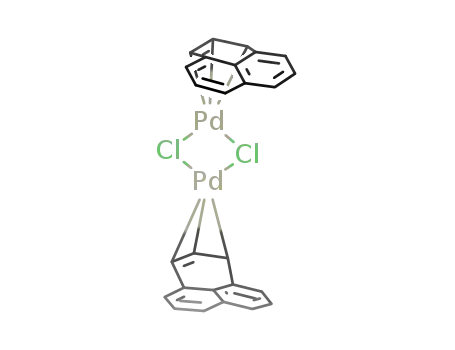 Molecular Structure of 73409-59-3 ({Pd(η3-phenalenyl)Cl}2)