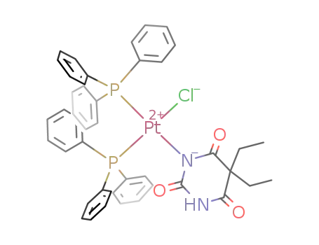[PtCl(C<sub>8</sub>H<sub>11</sub>N<sub>2</sub>O<sub>3</sub>)(P(C<sub>6</sub>H<sub>5</sub>)3)2]