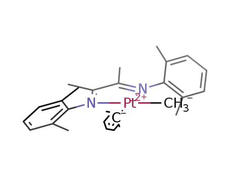 [2,6-Me<sub>2</sub>C<sub>6</sub>H<sub>3</sub>N=C(Me)C(Me)=N-2,6-Me<sub>2</sub>C<sub>6</sub>H<sub>3</sub>]Pt(Me)(Ph)