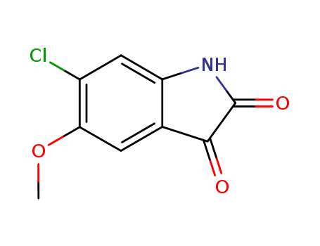 6-chloro-5-methoxy-1H-indole-2,3-dione