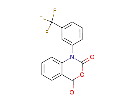 Molecular Structure of 1618-64-0 (1-[3-(trifluoromethyl)phenyl]-2H-3,1-benzoxazine-2,4(1H)-dione)