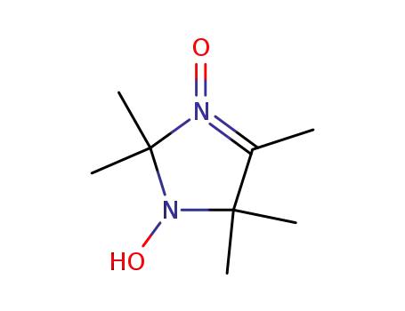 Molecular Structure of 18796-02-6 (1-HYDROXY-2,2,4,5,5-PENTAMETHYL-3-IMIDAZOLINE-3-OXIDE)