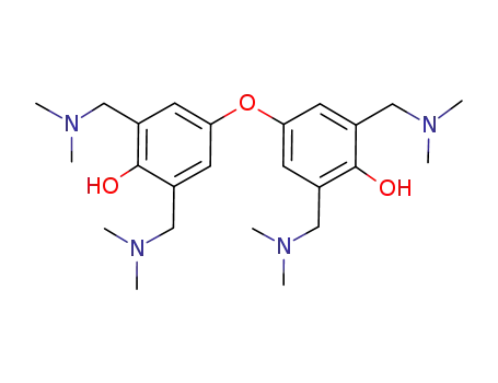 Molecular Structure of 912474-70-5 (2,5,2',5'-tetra(dimethylaminemethylene)-4,4'-dihydroxydiphenylether)