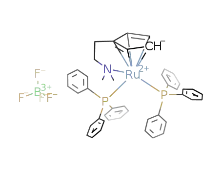 [(CpCH<sub>2</sub>CH<sub>2</sub>NMe<sub>2</sub>)Ru(PPh<sub>3</sub>)2](BF<sub>4</sub>)