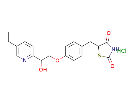 Molecular Structure of 646519-87-1 (2-Hydroxy Pioglitazone Hydrochloride)
