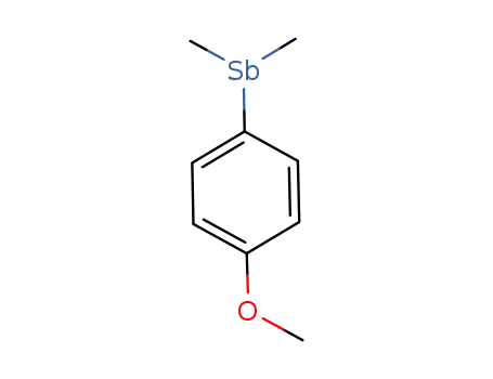 (CH<sub>3</sub>)2SbC<sub>6</sub>H<sub>4</sub>-4-OCH<sub>3</sub>