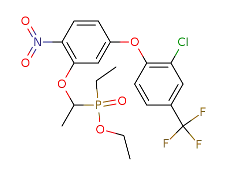 Phosphinic acid,
[1-[5-[2-chloro-4-(trifluoromethyl)phenoxy]-2-nitrophenoxy]ethyl]ethyl-,
ethyl ester