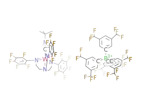 [N(CH<sub>2</sub>CH<sub>2</sub>NC<sub>6</sub>F<sub>5</sub>)3W(CNBu-t)]B(C<sub>6</sub>H<sub>3</sub>(CF<sub>3</sub>)2-3,5)4