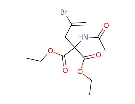 Propanedioic acid, (acetylamino)(2-bromo-2-propenyl)-, diethyl ester