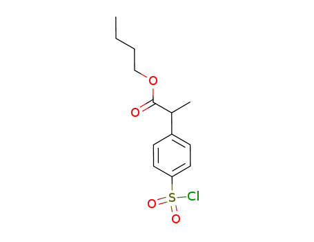 2-(4-chlorosulfonyl-phenyl)propionic butyl ester