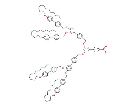 methyl 3',5'-bis[3',4'-bis(4'-dodecyloxybiphenyl-4-ylmethoxy)biphenyl-4-ylmethoxy]biphenyl-4-carboxylate