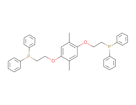 Molecular Structure of 685836-41-3 (Phosphine,
[(2,5-dimethyl-1,4-phenylene)bis(oxy-2,1-ethanediyl)]bis[diphenyl-)
