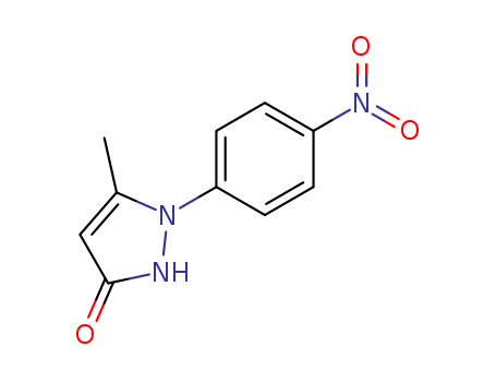 5-methyl-1-(4-nitrophenyl)-2H-pyrazol-3-one cas  58332-40-4