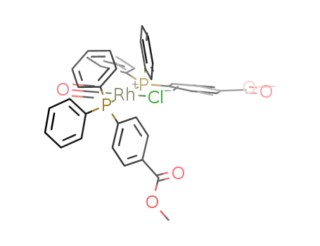 trans-[Rh(CO)Cl(4-Ph<sub>2</sub>PC<sub>6</sub>H<sub>4</sub>COOCH<sub>3</sub>)2]